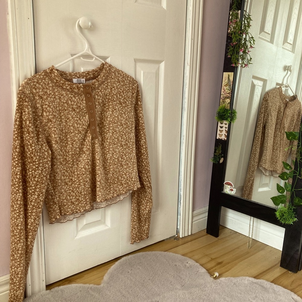 Flower Printed Long Sleeve